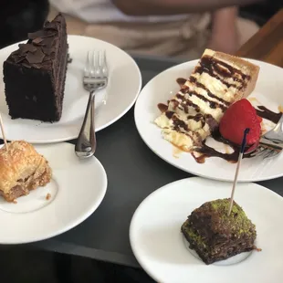 assorted desserts