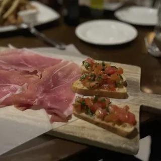 Parma Prosciutto and Bruschetta