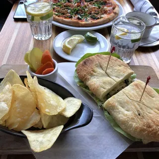 Organic Chicken Breast Balsamic Marinade Panini Lunch