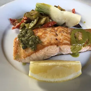 Wild Salmon, Celery Root Caponata Lunch