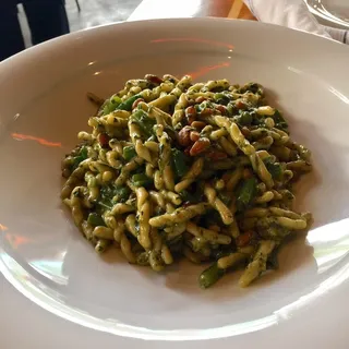 Trofie, Basil and Pine Nuts, Pesto Lunch