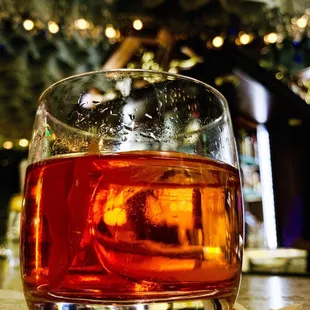 Mezcal, Campari, Vermouth