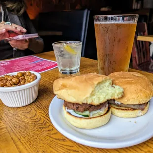 Moroccan bar &quot;nuts,&quot; falafel &amp; gyro sliders