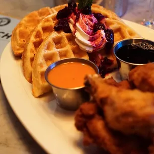 Chicken &amp; Waffles for Brunch