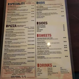 Backside Menu