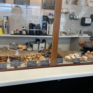 Assorted pastries and baked goods