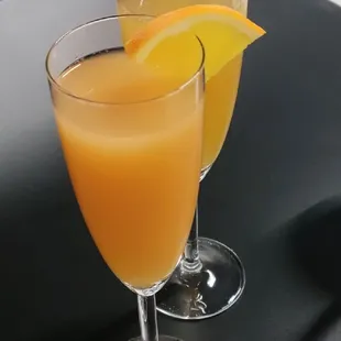 Sunday Brunch: Mimosas (Front: Classic &amp; Back: Apple Cider)