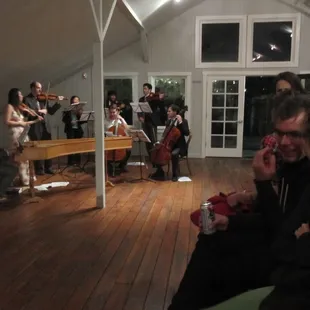 Performances often at Vessel Gallery opening receptions.