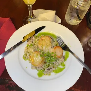 Seared Scallop Risotto