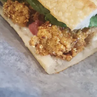 Oyster po boy