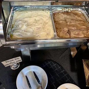 a variety of desserts