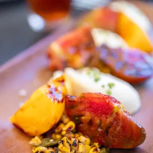 Heirloom Tomatoes &amp; Burrata ($16)