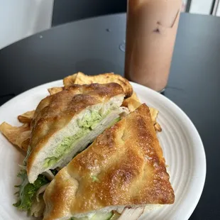 Turkey Green Goddess Sandwich