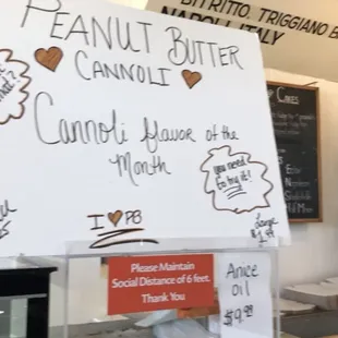Peanut Butter Cannoli