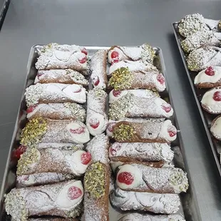 a variety of pastries