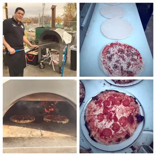 Catering event to our company.