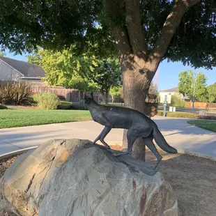 Animal statues