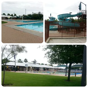 Numerous swimming pools... laps, small kiddos, slides for bigger kids/ tweens.