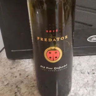 a picture of a bottle of wine