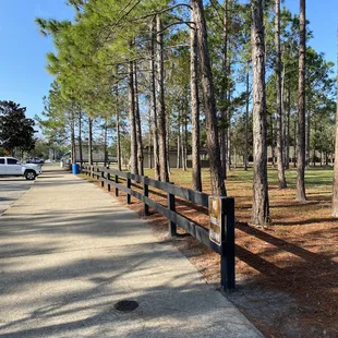 Sidewalks and soccer fields