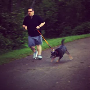 It's a good park for running.