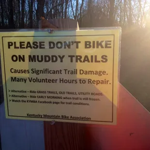 An important message, brought to you by KYMBA!