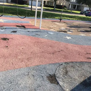 Damaged turf needs repair -1 Star