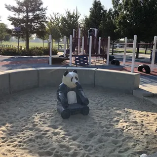 1 of 2 playground areas