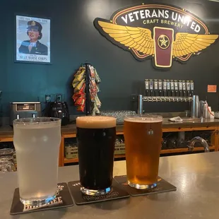 L to R: Cat&apos;s Paw, Cup o&apos; Joe, Hop Banshee