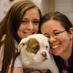 Puppy visits are so much fun!