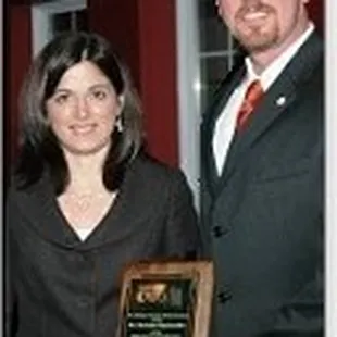 Dr. Kunzweiler recieves the Oklahoma Veterinarian of the Year award