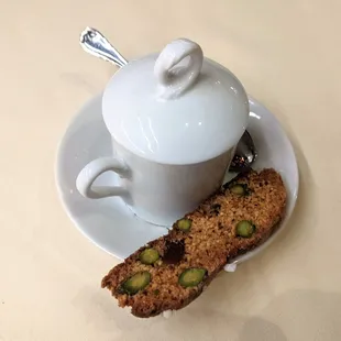 2/3/23 ESPRESSO AND PISTACHIO ORANGE POLENTA BISCOTTI
