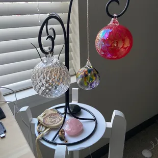 Glass ornaments