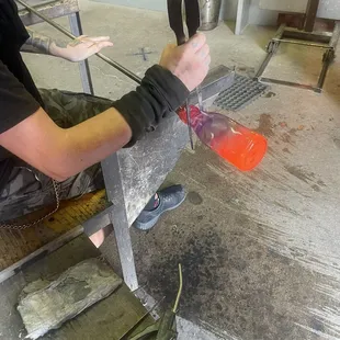 Look how hot that glass is