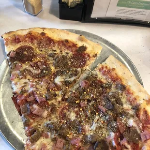 pizza, food