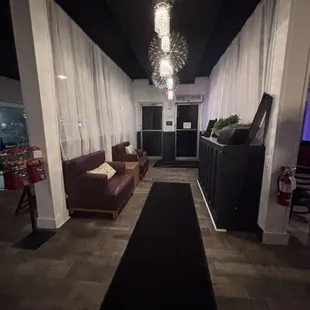 interior, sushi and sashimi