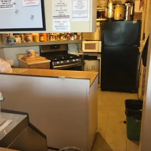 The kitchen.