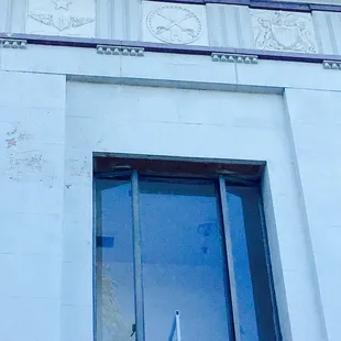 The artwork on the building itself is awesome.