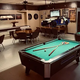 Pool, shuffleboard and darts