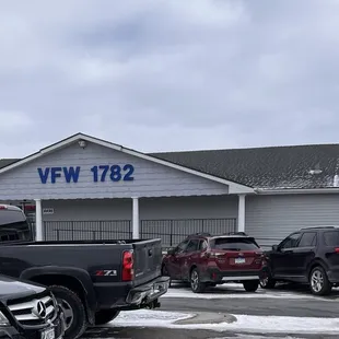 VFW is located on White Bear Lake.  This photo from their exclusive parking lot across the street