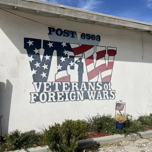 the front of the building