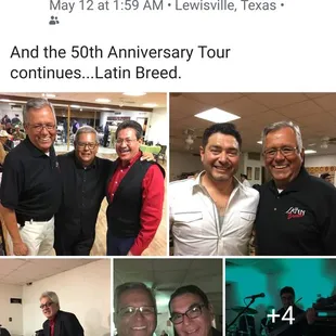 Wonderful people having a great time at the VFW with the musical sensations "The Latin Breed"