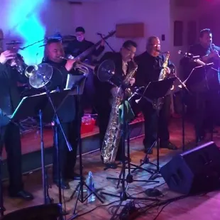 Close up of the famous Tejano band "The Latin Breed"