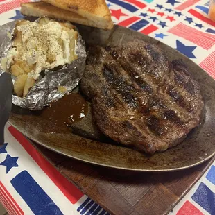 Steak night at the V