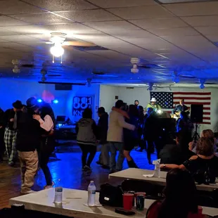 Dancing to Los Dela Cruz at the VFW Post 9168 in Lewisville, TX