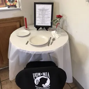 POW-MIA Table