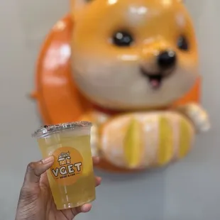 Hand-Punched Iced Lemon Tea