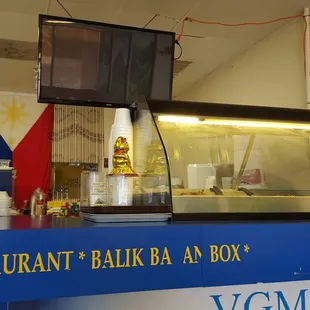 a view of the counter