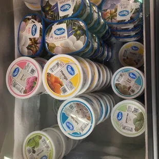 Ube, halo halo, avocado