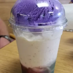 Halo Halo with ube icecream